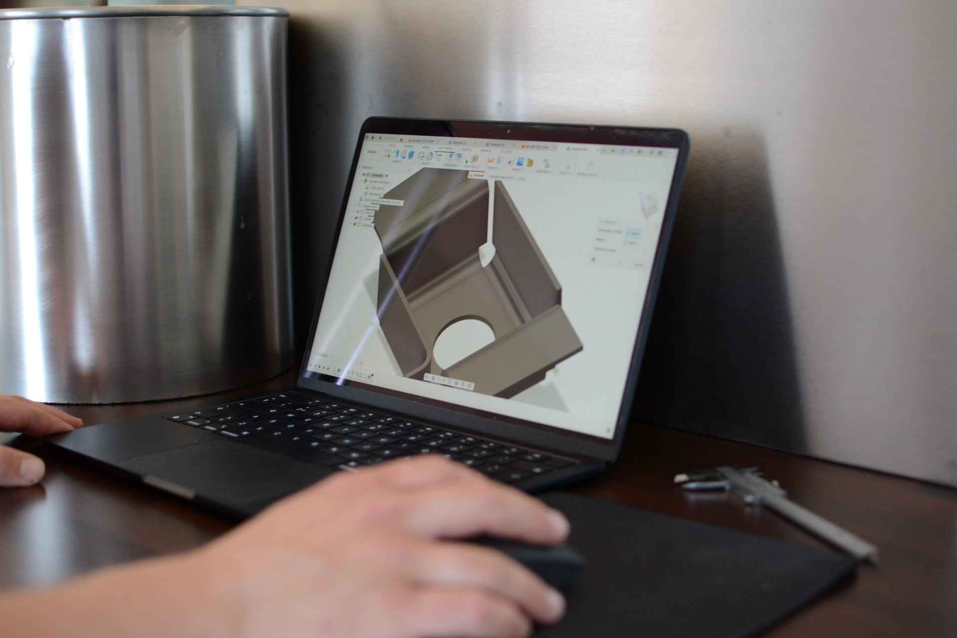 CAD-konstruktion i Fusion 360 — skräddarsydd lösning
